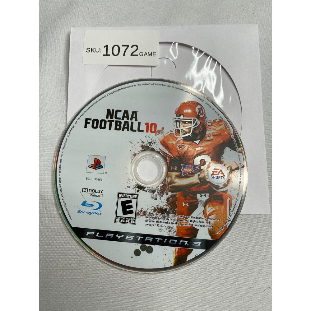 NCAA Football 10 Sony PlayStation 3
